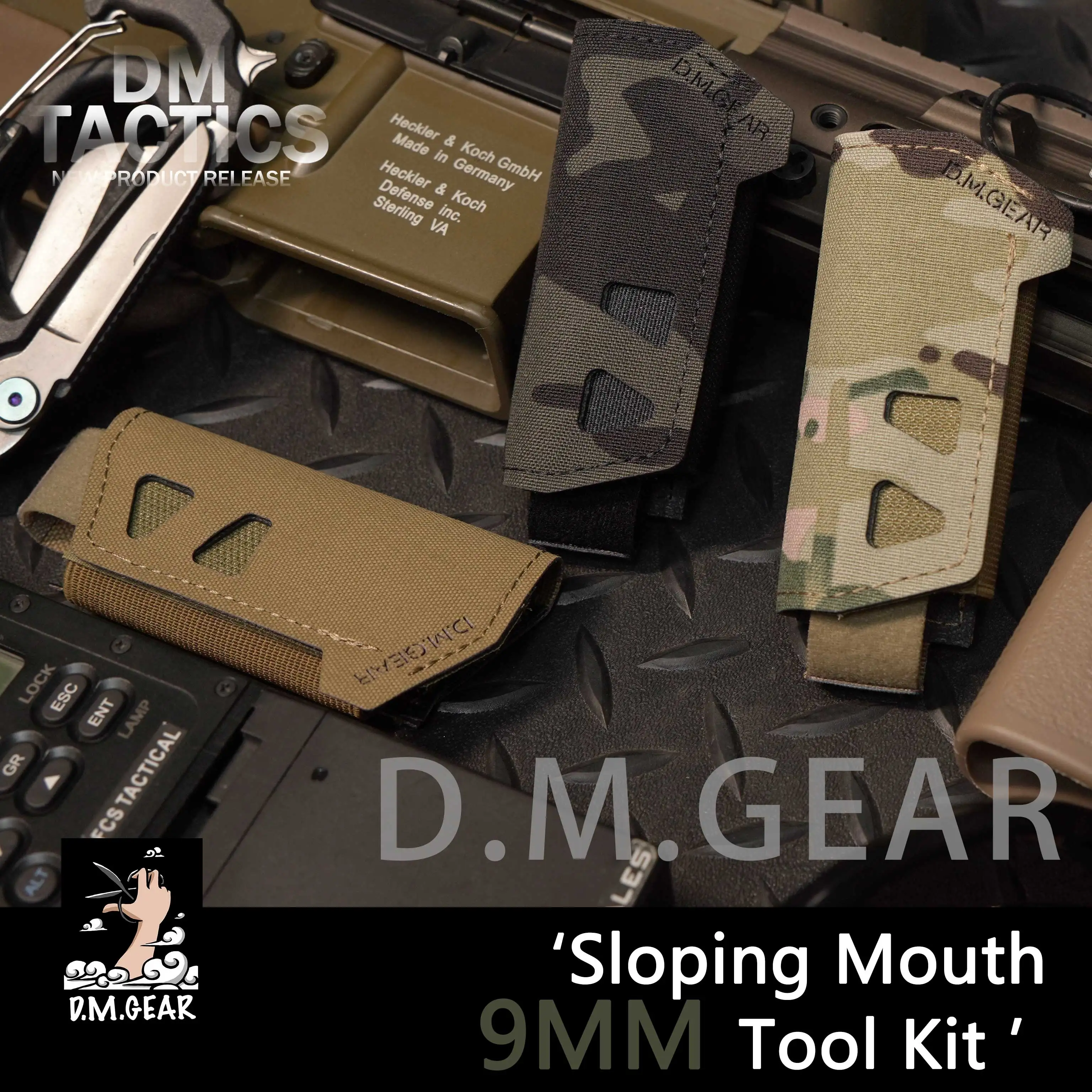 

Dmgear 9mm Magazine Pouch Tactical Holster Bag Quick Release Molle Carrier Air Gun Vest Gear Military Accessories Outdoor Hunt