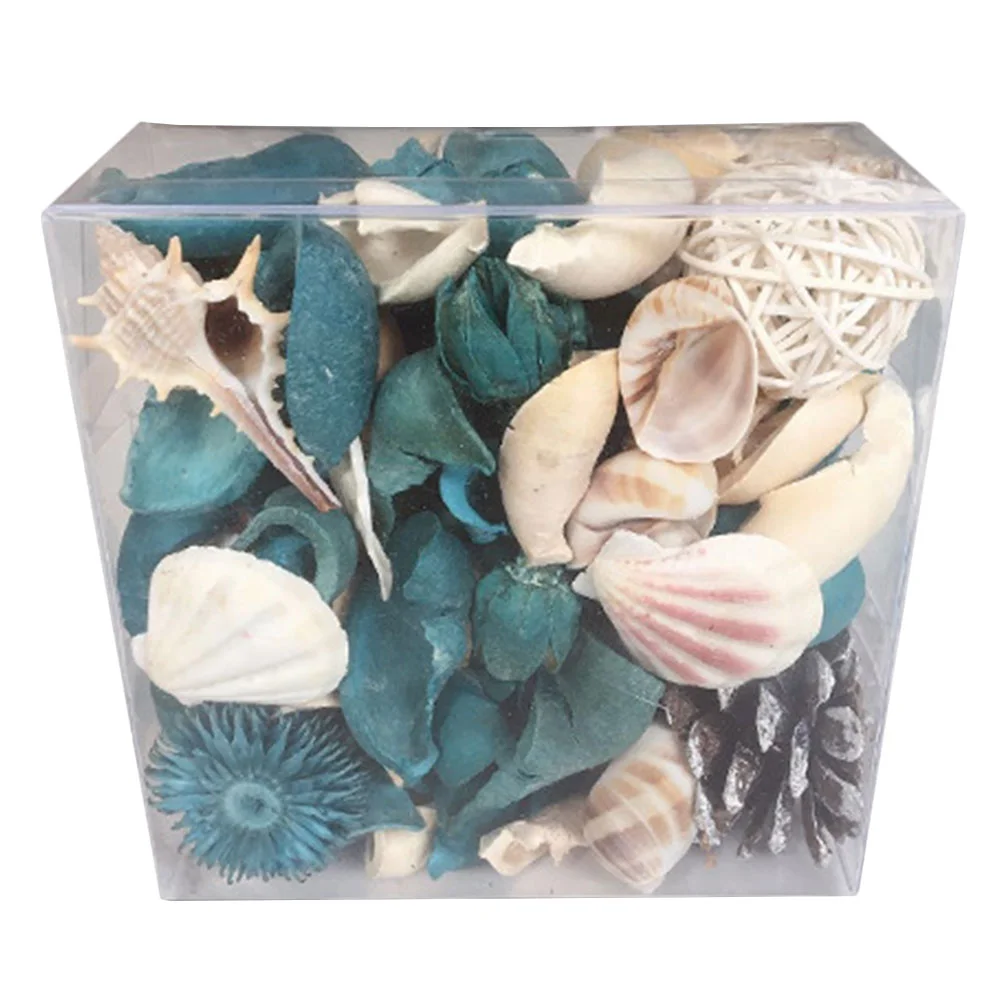 

Sea Shell Diffuser Blue Dried Flowers Fragrance Decoration Deodorant Potpourri Bag Scented Conch Seashell Air Fresher