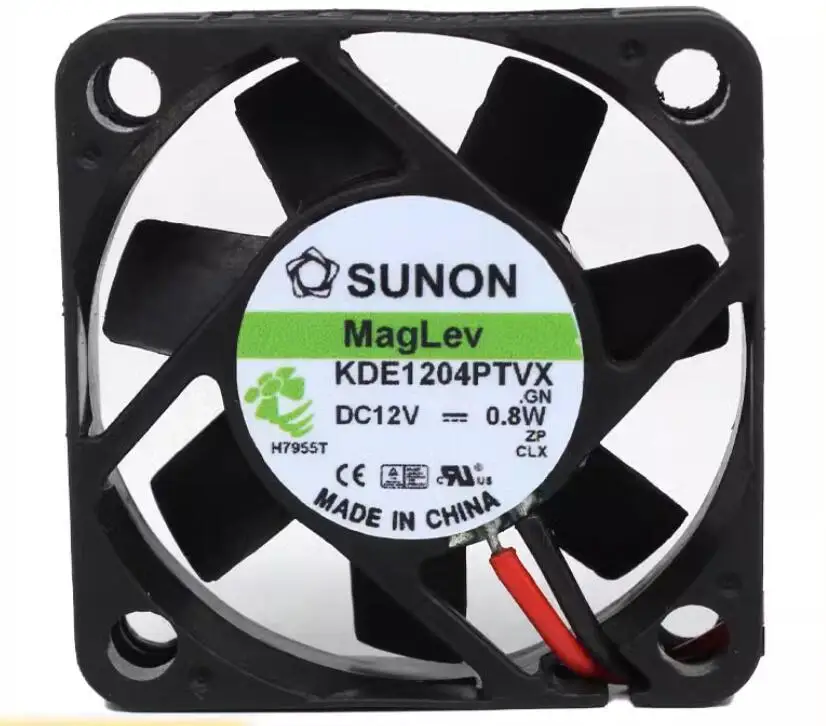 

SUNON KDE1204PTVX DC 12V 0.8W 40x40x10mm 2-Wire Server Cooling Fan