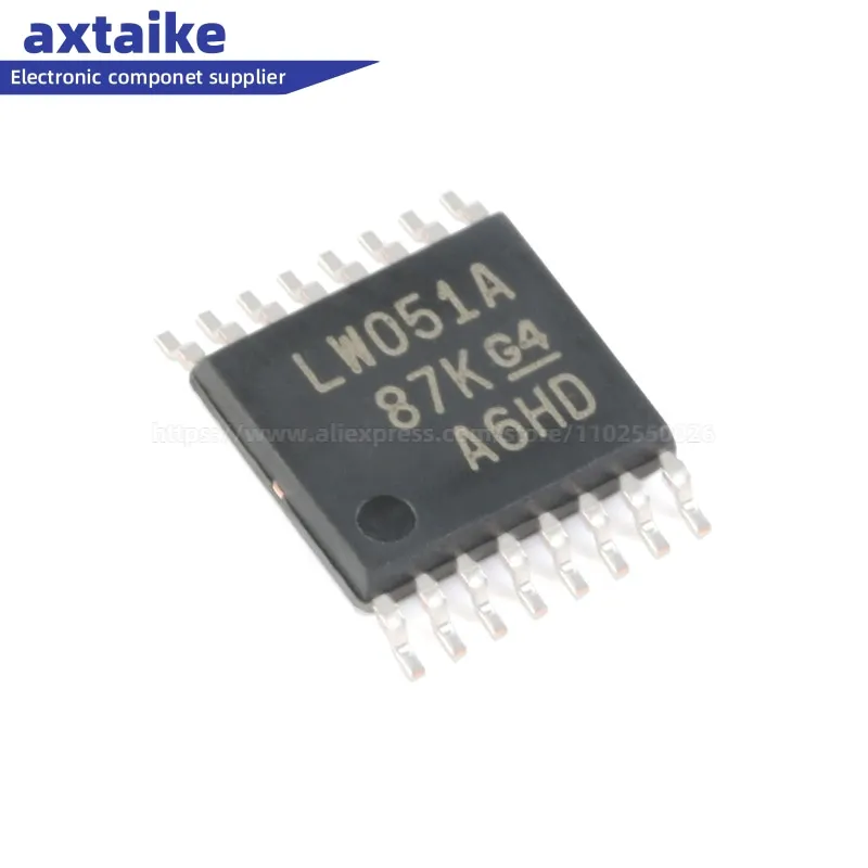 

10PCS SN74LV4051APWR SN74LV4051 LW051A TSSOP-16 Multiplexer Switch ICs SMD IC