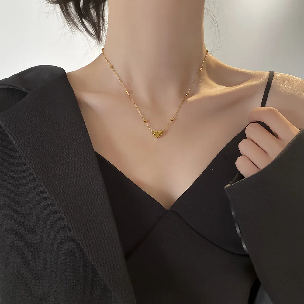 Браслет на ногу из нержавеющей стали под золото стильный анклет-цепочка с