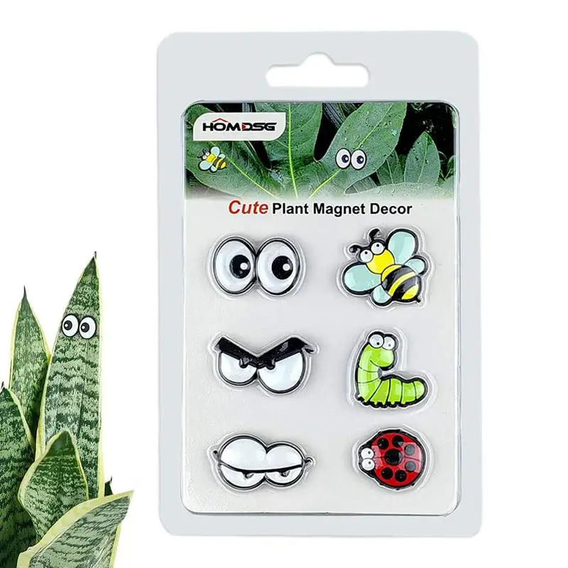 

Plant Magnetic Eyes Magnetic Plant Pins Plant Safe Magnet Adorable Cute Plant Magnets Eyes Firmly Fixed On Plants For Plant