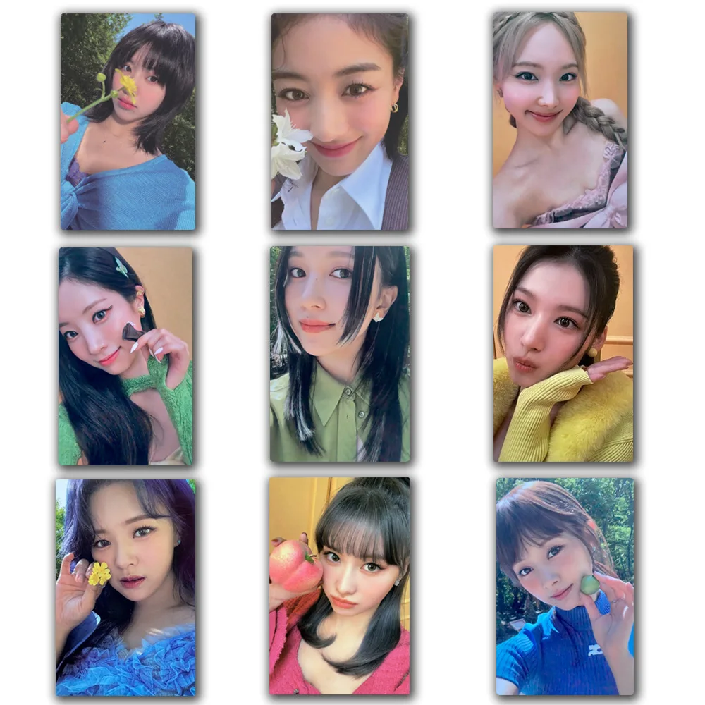 

9Pcs/Set Kpop TWICE New Album Between 1&2 Photocard Lomo Card Small Album HD Printed Photo Cards For Fans Collection Postcards