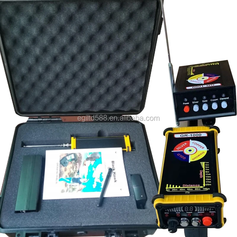 

Upgraded GR-1000 Underground Metal Detector Gold Detector GR1000 Gold Silver Gem Diamond Treasure Detector Finder Hunter