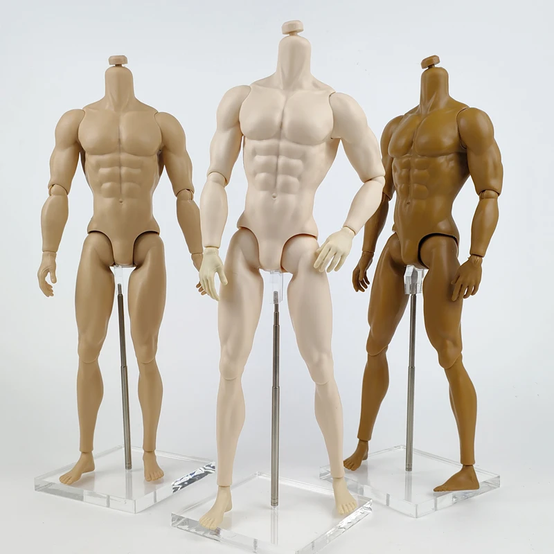 

High Quality 1/6 Jointed DIY Movable Doll Body For 12" Muscle FR Boy Doll Parts Accessories Gifts Kids Toys
