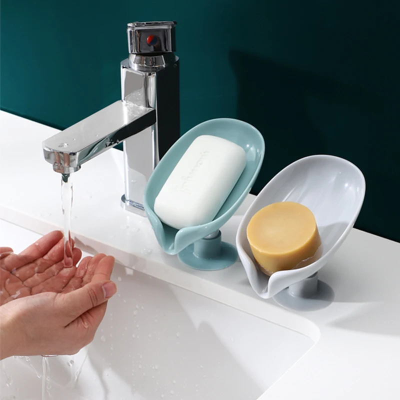 

Подставка для мыла, Коробка для мыла, полка для мыла, ящик для мыла с листьями, бытовые предметы, однотонная Удобная нестандартная креативна...