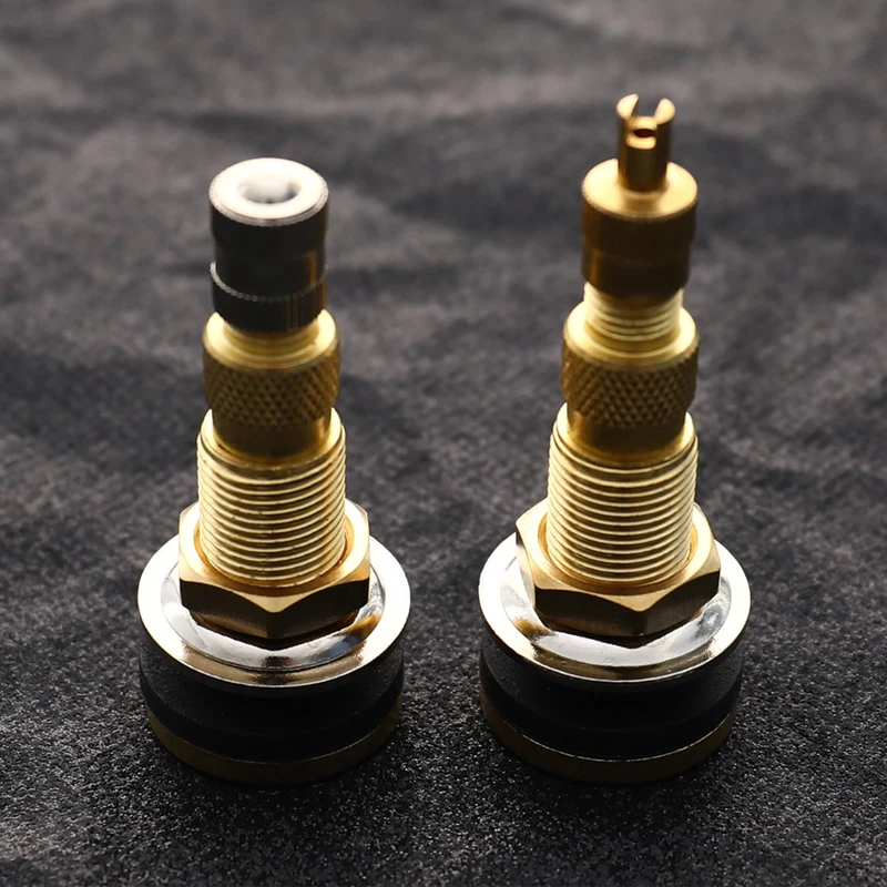 

TR618A 1-7/8" Tractor Air Liquid Tubeless Tire Brass Valve Stem Passenger Car Bus Agricultural Vehicle Inflatable Nozzle