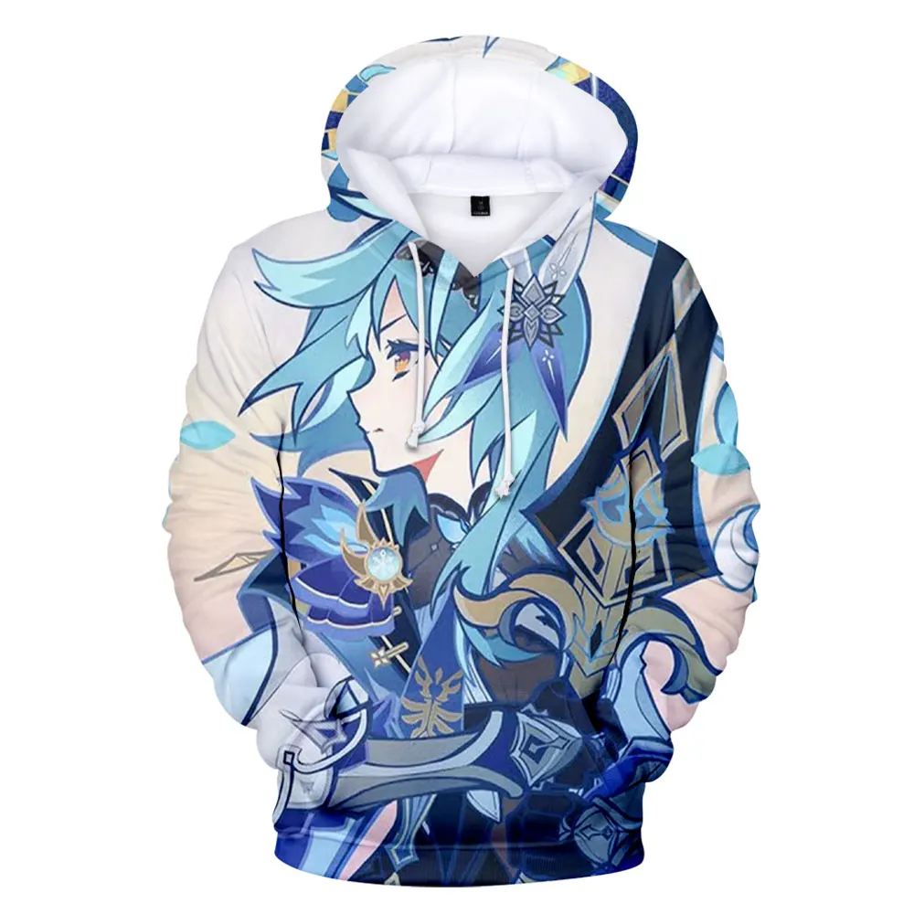 

Новинка, Лидер продаж, толстовки с 3D принтом игры Genshin Impact EULA, мужские/мужские повседневные Толстовки, Толстовки Унисекс, свитшот, милые аним...