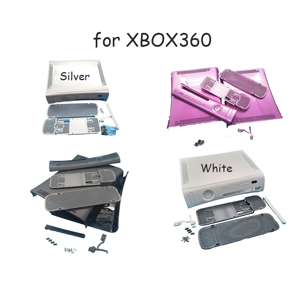 

Full set Console Housing Shell Case for XBOX 360 Fat console Protection Shell for Xbox360 Fat Repair tools included