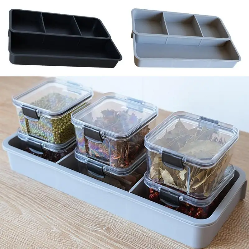 

Kitchen Drawer Storage Heat Resistant Organizer Rack Space Saving Dividers Case Multipurpose Holder For Kitchen Counter Tabletop