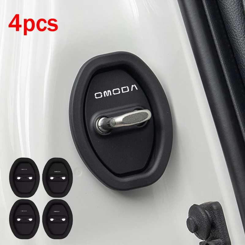 

4 шт. чехлы для автомобильных дверных замков, выдвижная водонепроницаемая защита от ржавчины для Chery OMODA 5 S5 O5 E5 C5 PRO PHEV, автомобильные аксессуары