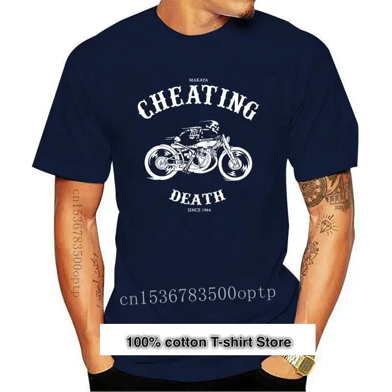 

Diseño 2021 último verano 2021 de moda Vintage de la motocicleta para engañar a la muerte desde 1964 camisas Cool