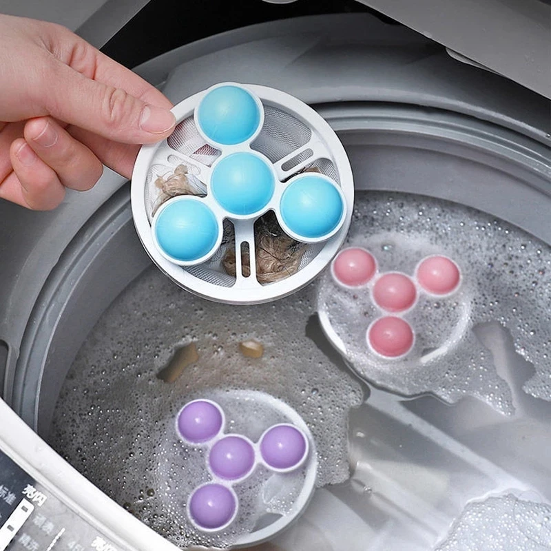 

Hair Remover Washing Machine Dryer Hair Catcher Reusable Cat Dog Fur Clothing Bedding Lint Hair Remover For Home Cleaning Tool