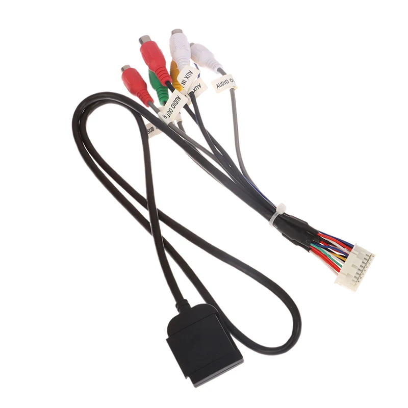 20-контактный разъем автомобильное стерео радио выход RCA жгут проводов AUX для