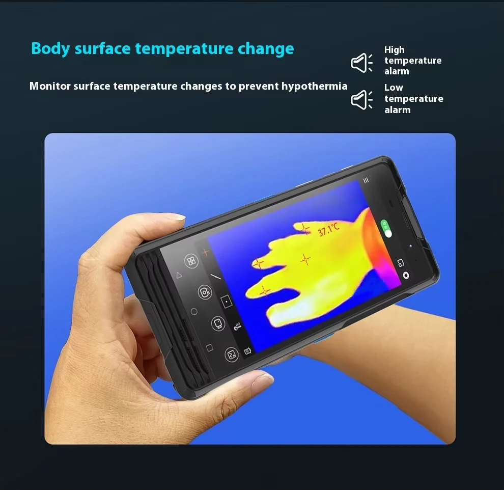 Фото Промышленный защищенный смартфон MP02 с защитой от взрывов и ударов, 5G, NFC, IP68, одномерным и двухмерным сканированием №4