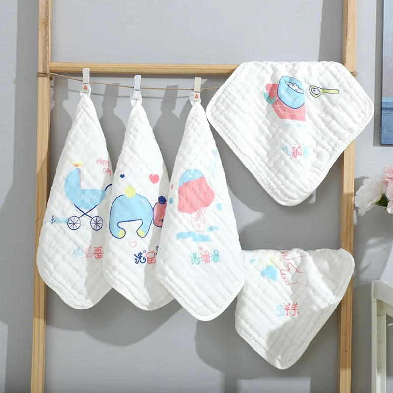 

5 шт., Детский платок из хлопка, 30 х30 см
