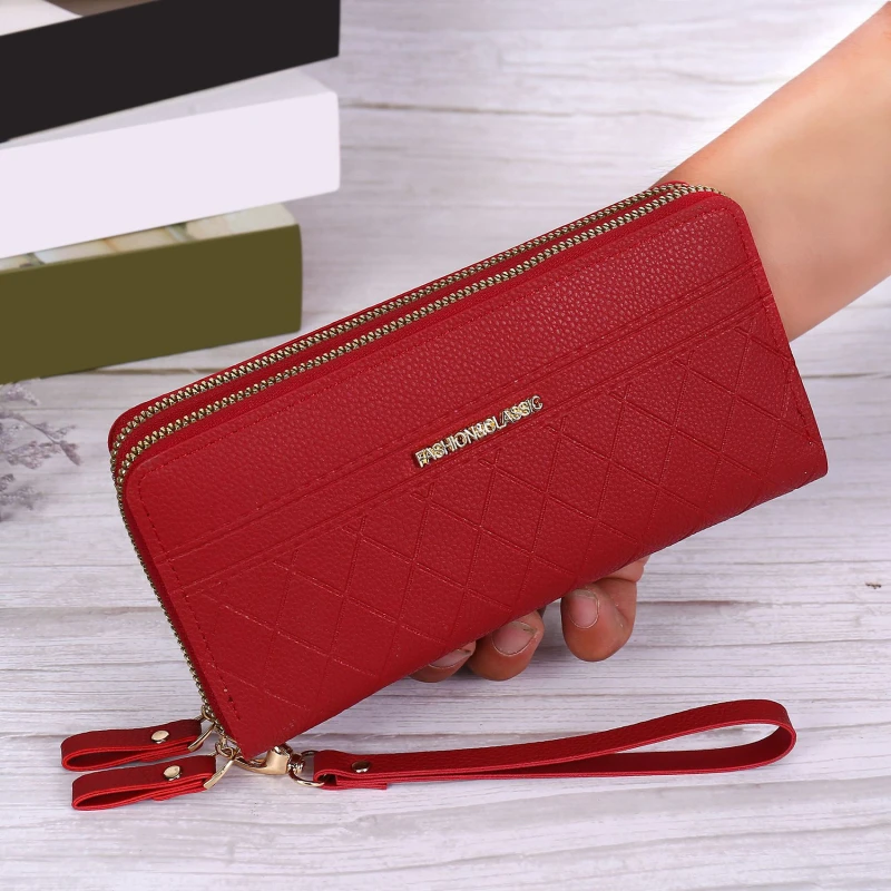 

Long Women's Wallet Purses Tassel Coin Purse Card Holder Wallets Female PU Leather Clutch Money Bag PU Leather Wallet