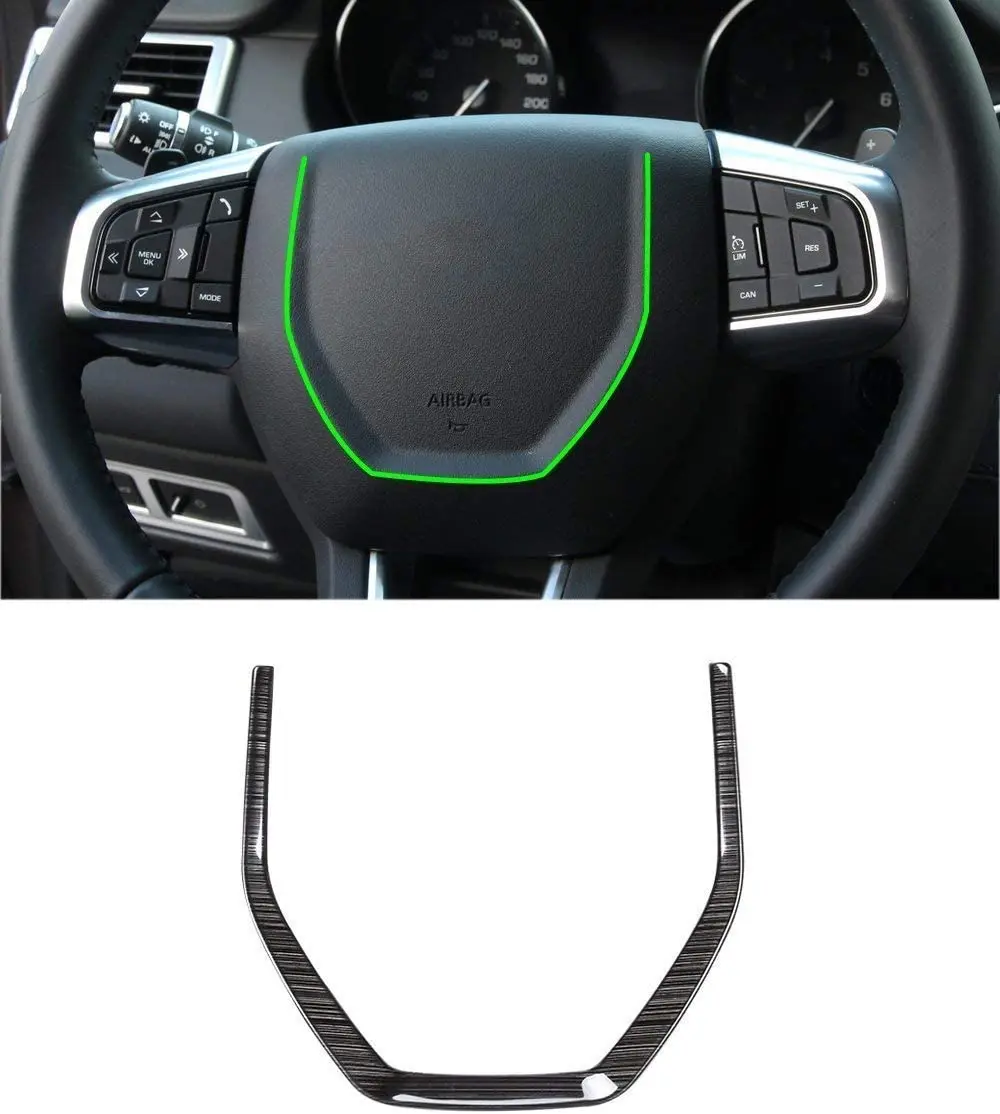 

Car Steering Wheel Sequins Trim Decoration Sticker For Land Rover Discovery Sport 2015-2017