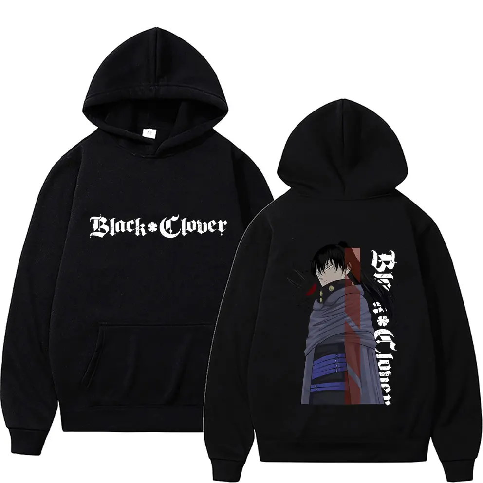 

Anime Black Clover Nahato Fausuto Graphic Hoodie Men Women Manga Harajuku Tracksuit Male Casual Hoodies Men's Vintage Sweatshirt
