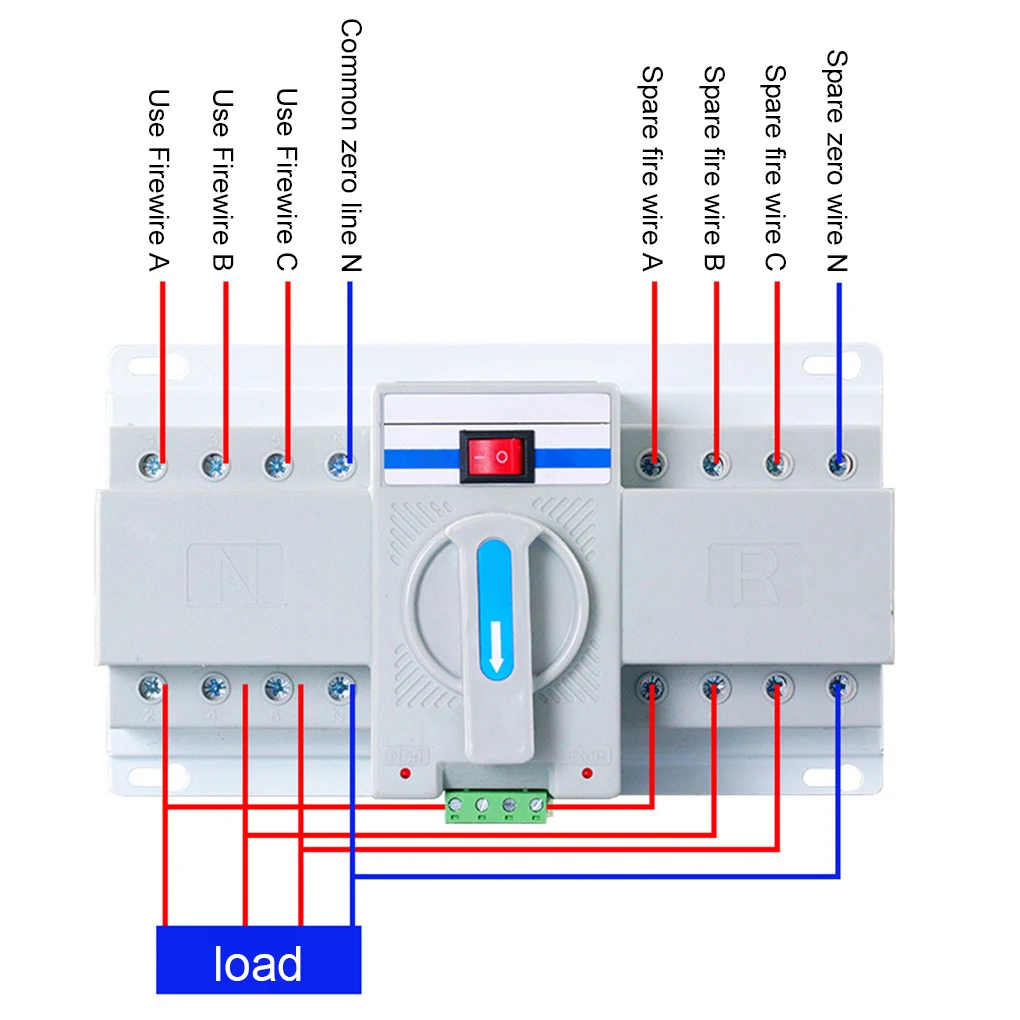 

Electric Dual Power Automatic Transfer Switch Electrical Circuit Breakers Converter Powered Switching Component Type