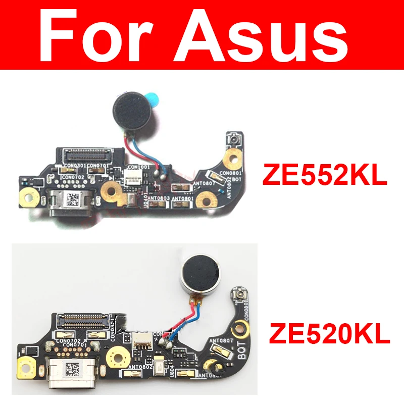 Оригинальная зарядная плата с USB-разъемом и гибким кабелем для Asus Zenfone 3 ZE520KL Z017D ZE552KL, зарядная док-станция с USB-разъемом для микрофона