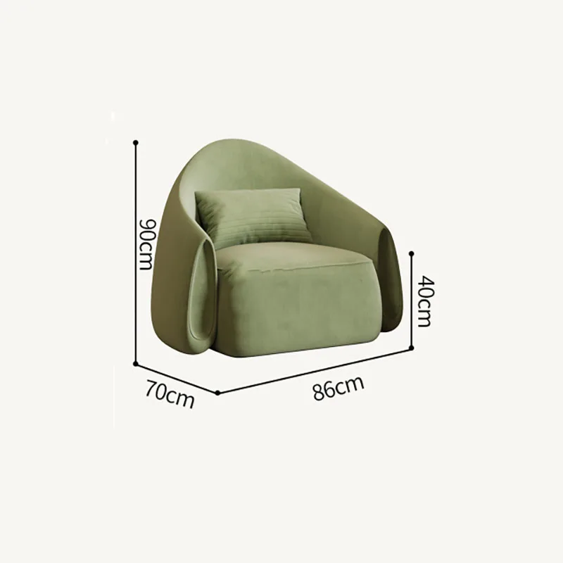 Минималистичный роскошный диван-кровать одиночный мини-подушка классический