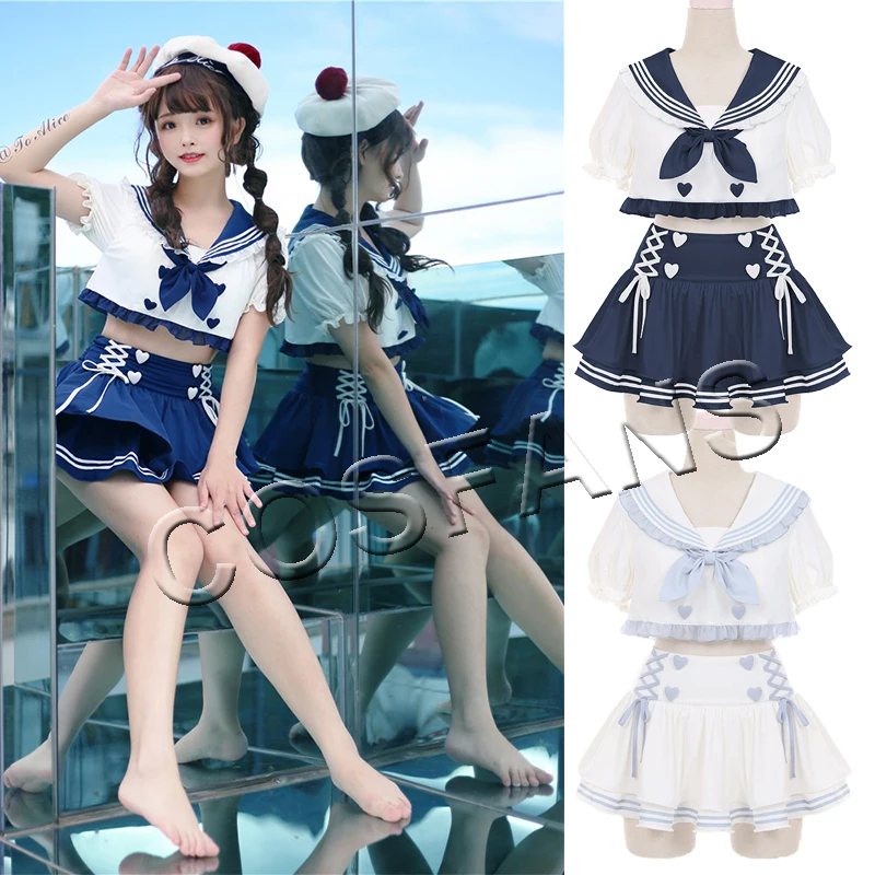 

Женский купальник, оригинальный костюм для косплея морской соли для девочек, купальник с разрезом и высокой талией, костюм для косплея на Хэ...