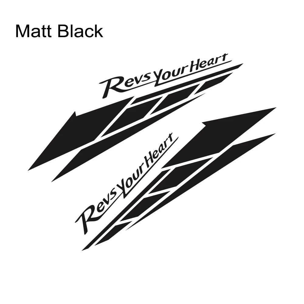 

Наклейки REVS YOUR HEART для мотоцикла, наклейки для защиты от царапин, аксессуары, виниловые наклейки, боковые обтекатели для мотоцикла, декор для YAMAHA