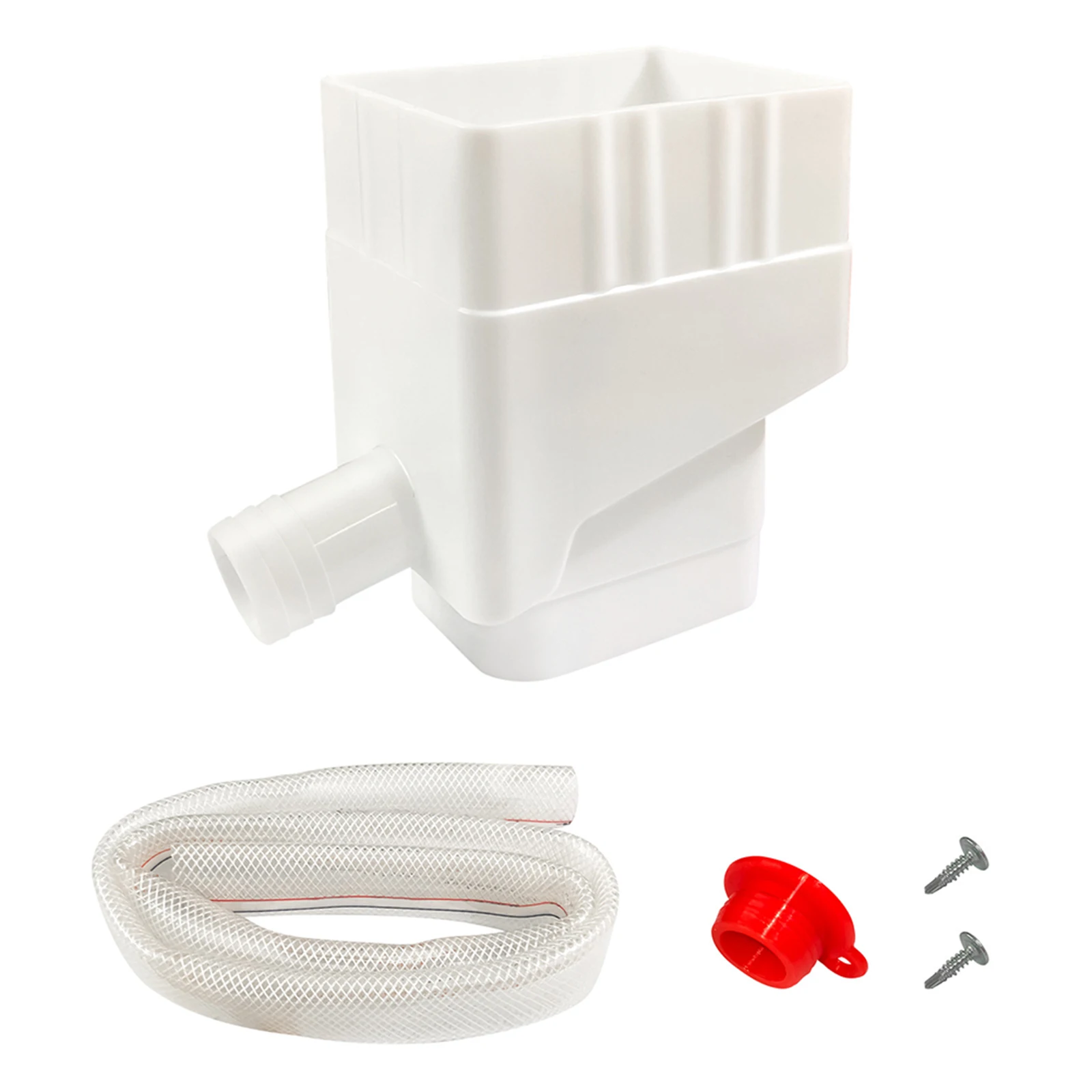 

Gardens Main Body Red Silicone Plug With 40in Hose Rainwater Collection System Red Silicone Plug Diverter Connector Main Body