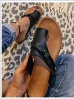 open toe summer sandals new 2022 flat bottom fashion women slides big size slip on sandals woman outside beach flat designer new