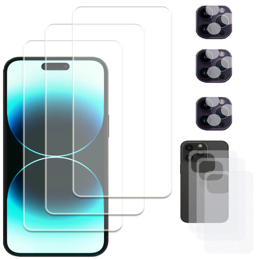 

lamina/Película For iphone 14 pro max Glass iphone 14 pro protector camara iphone14pro pantalla movil iphone 14pro Screen Protector iphone14 not Black edge Glass iphone 14 Plus Tempered Glass iphone-14 Protective Film
