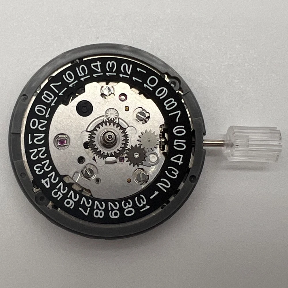 Japan Seiko NH34A Mechanical Movement 4 Pointer GMT Date 3/3.8 Crown High Precision Automatic Movement