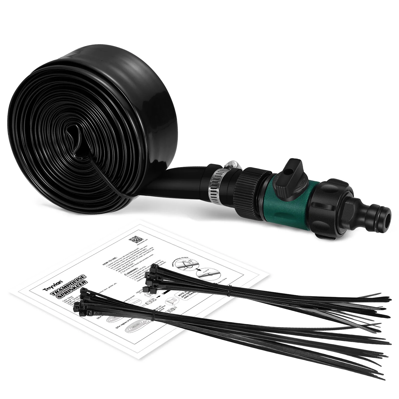 

Toyvian Sprinkler For Kids 12m/39.3ft Water Play Sprinkler Backyard Garden Water Sprinkler Trampoline Accessory Outdoor Water