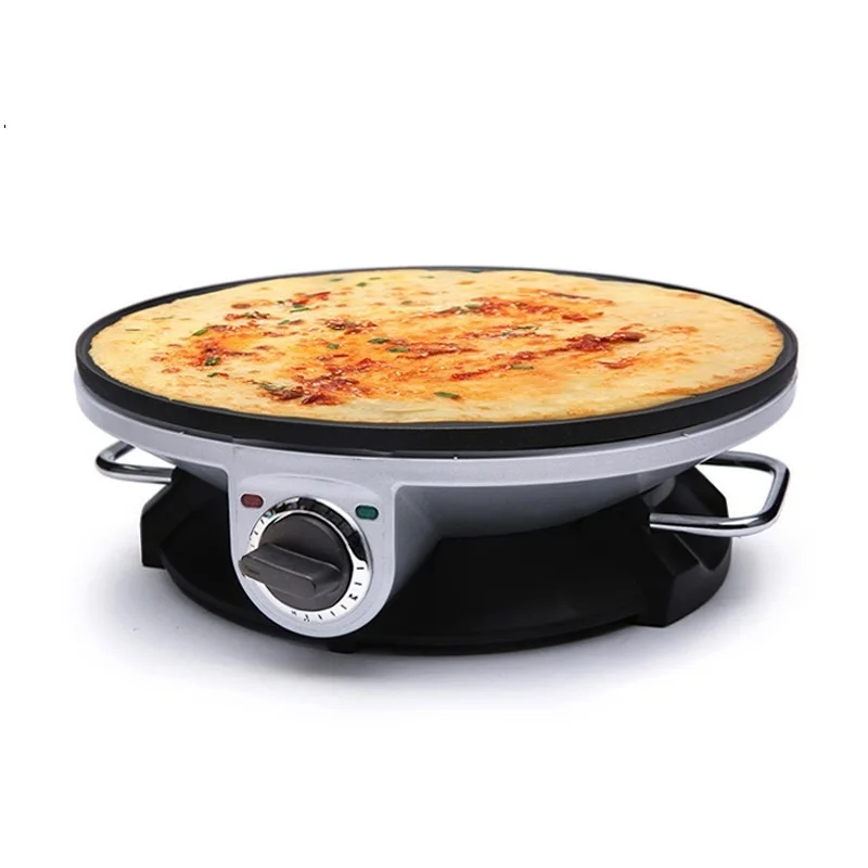 

Electric Crepe Maker Pancake Baing Pan Chinese Spring Roll Pie Grill Machine BBQ Oven Barbecue Roasting Griddle EU US Plug