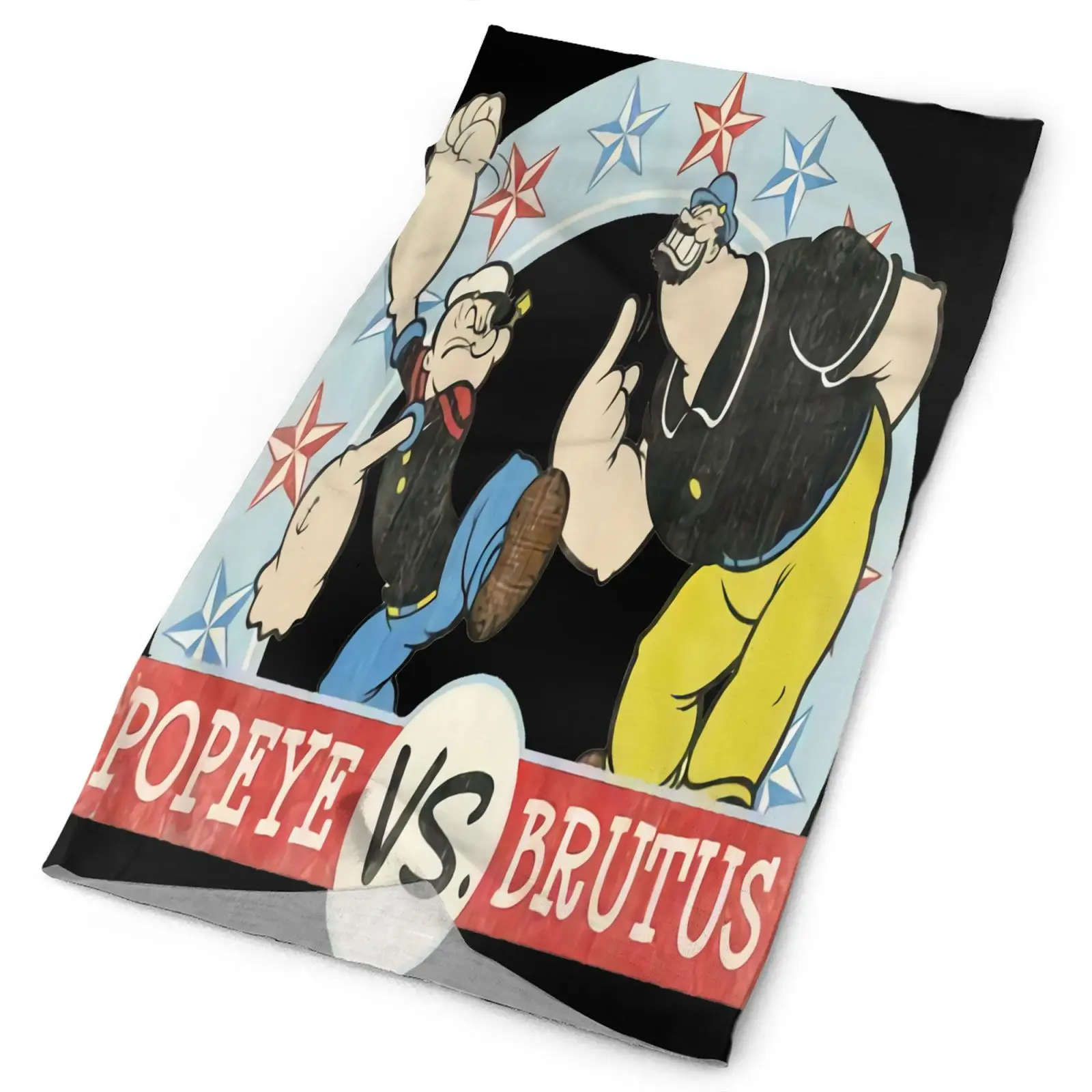 

Popeye Vs Contro American I Men's Bandana Tactic Scarf Mask For Men Fashion Mask Mask Ski Bandana For Women Winter Woman Scarf
