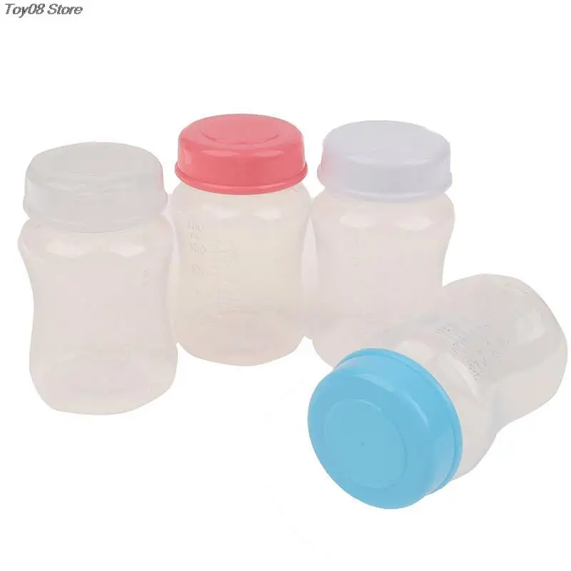 

1PC Plastic 180ml Breast Milk Storage Bottle Wide Neck Infant Newborn Food Freezer Fresh Cup Breast Milk Storage Bottle