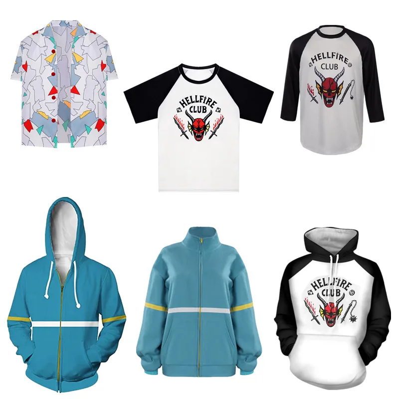 

Movie TV Series Stranger Things Cosplay Costume Max Mayfield Coat Halloween Adult Sweatshirt Jacket T shirt