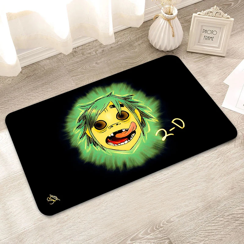 

Gorillaz Bathroom Rug Kitchen Mat Non-slip Living Room Rugs Hallway Home Entrance Door Carpet the Bedroom Lounge Foot Doormat