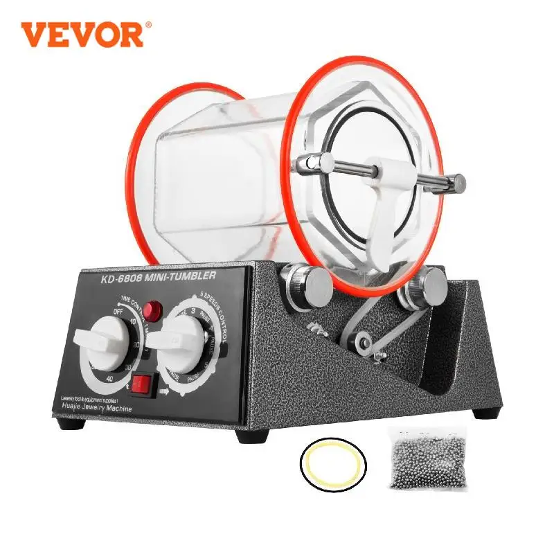 VEVOR 3 kg Rotary Tumbler Surface Polisher Jewelry Polishing