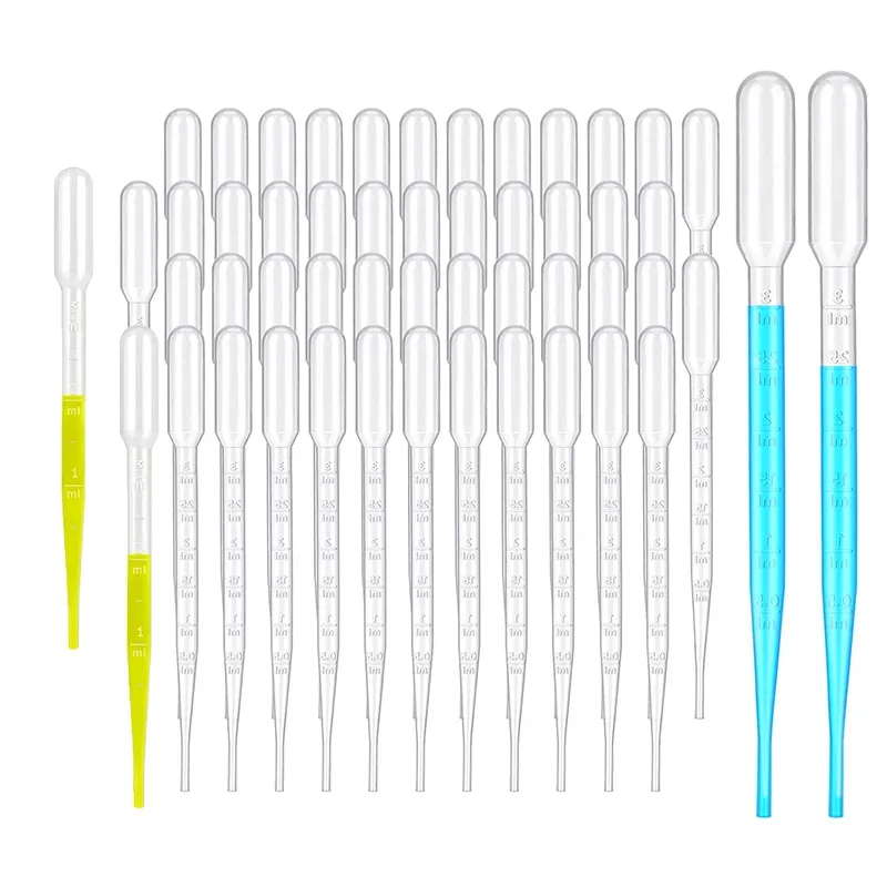 30 шт. 0 2/0 5/1/2/3/5/10 мл пластиковые лабораторные пипетки-капельницы одноразовые