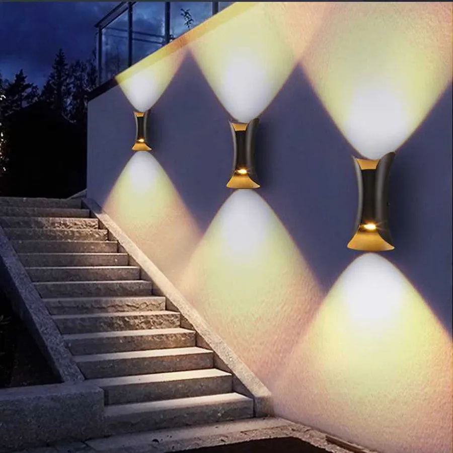 

Thrisdar 30W 40W Waterproof LED Wall Lamp Outdoor Up Down Aisle Corridor Porch Light Hotel Balcony Villa Terrace Wall Lamps