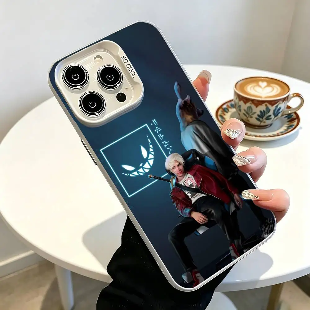Фото Чехол для телефона El Rubius-OMG для iPhone 17, 16, 15, 14, 13, 12, 11 Plus, Pro Max, XS, цветной серебристый чехол-накладка №5