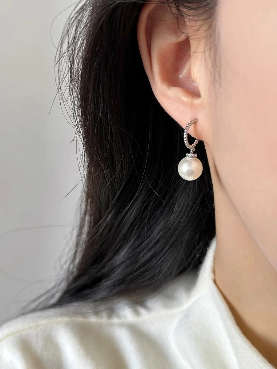 Париж [] железная поцелуйка жемчужный крючок для ушей искусственные роскошные