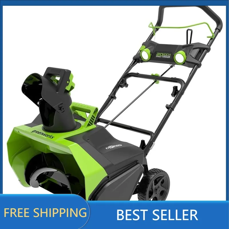 

Greenworks 40 В (75 + совместимых инструментов) 20-дюймовый бесщеточный беспроводной снегоочиститель, только инструмент