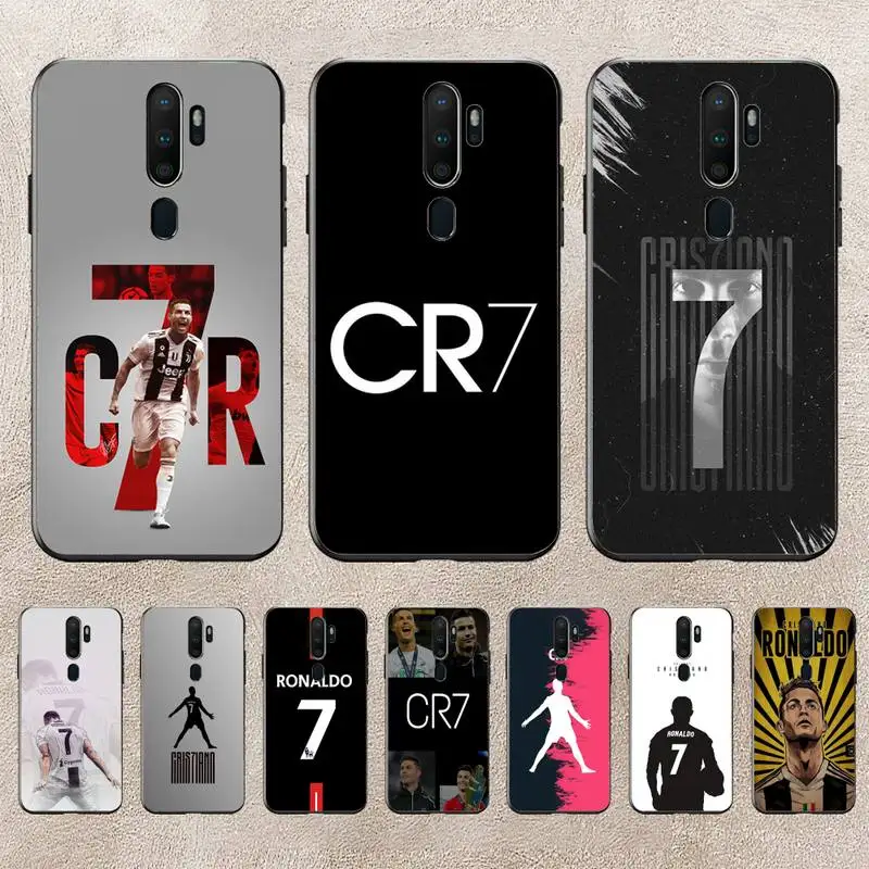 

C-CR7 Football Star Phone Case For Redmi 9A 8A 6A Note 9 8 10 11S 8T Pro K20 K30 K40 Pro PocoF3 Note11 5G Case