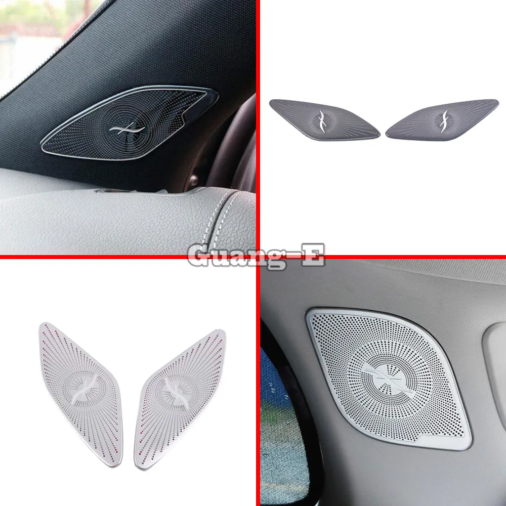 

For Mercedes Benz GLB Class W247 X247 2019 2020 2021 2022 2023 Stainless Steel Inner Front Head A Column Frame Triangle Trim