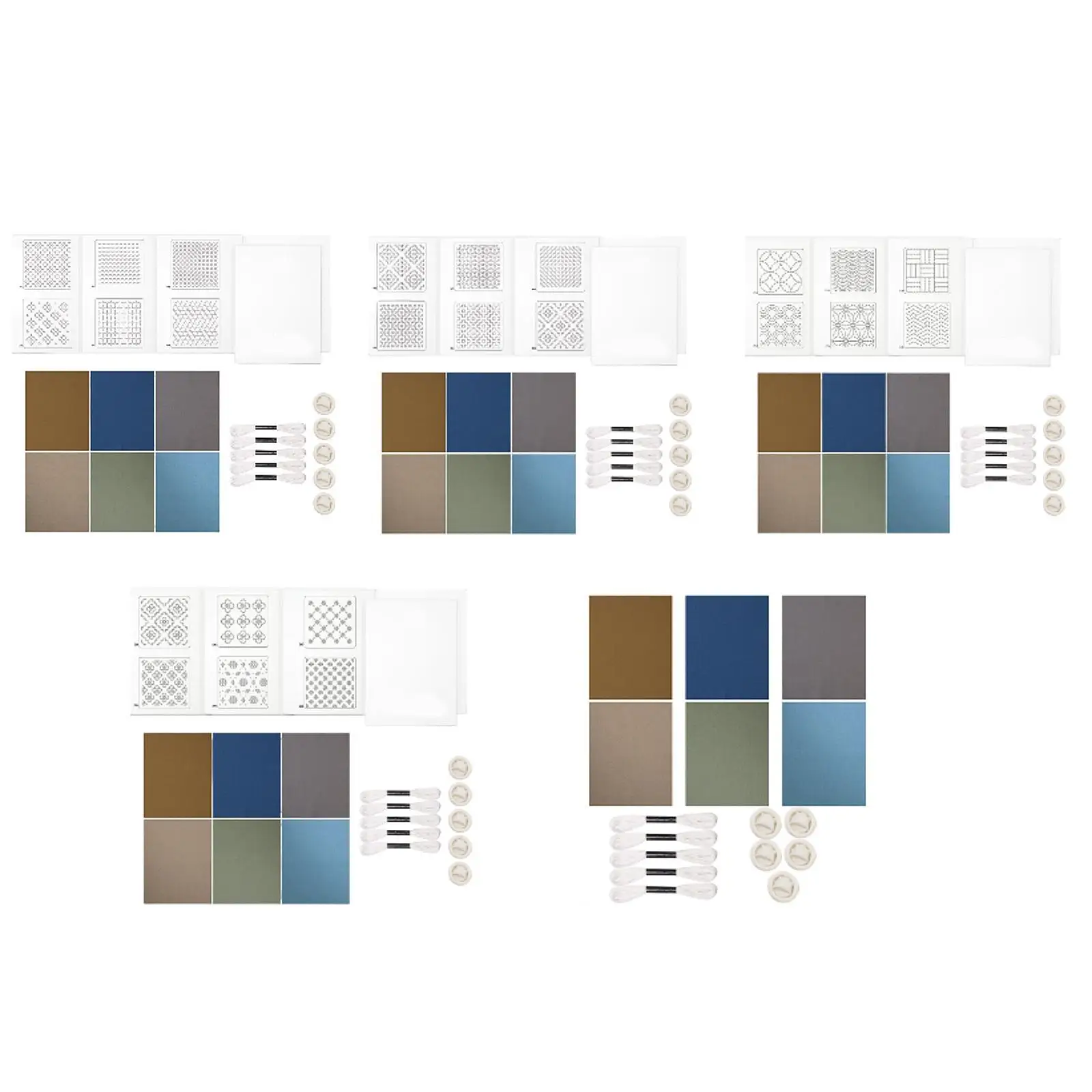 Японский набор для вышивки крестом Sashiko проектов DIY подставки и аксессуары