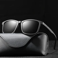 luxury polarized sunglasses men square driving fishing sun glasses ultra light tr90 frame vintage eyewear day night vision uv400