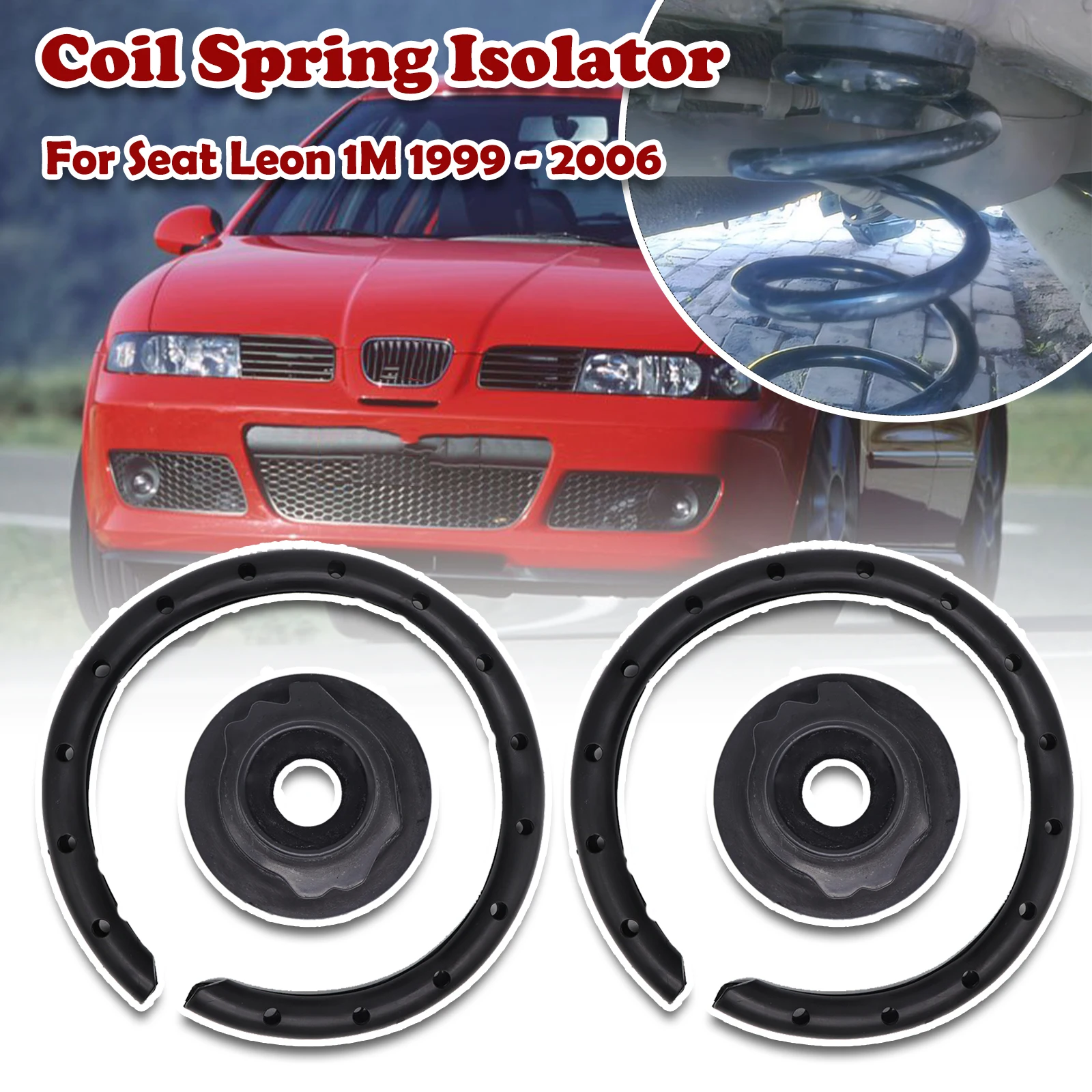 Для Seat Leon 1M 1999-2006 гг. Винтовая пружина заднего моста Изолирующая пластина