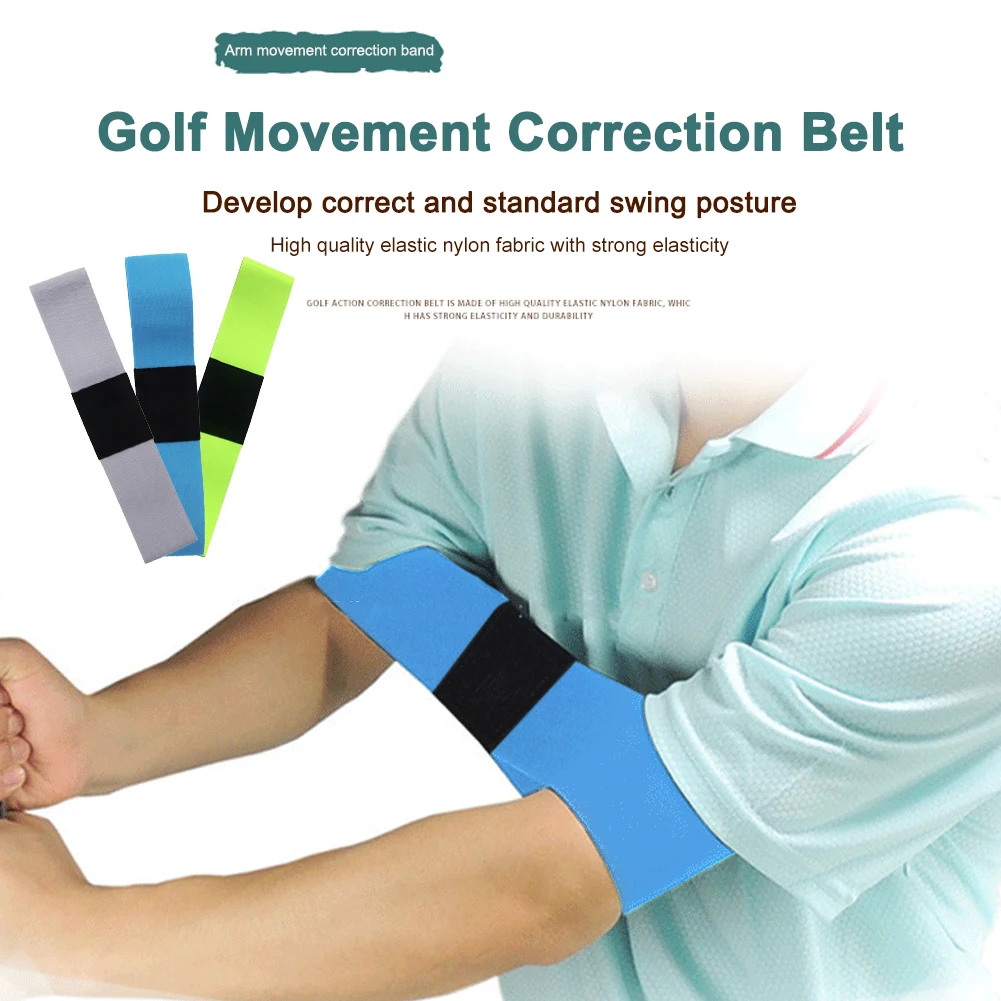 

Golf Arm Swing Correction Elastic Belt Gesture Alignment Corrector Training Aids Swing Posture Fixed Band Golf Sports Accessory